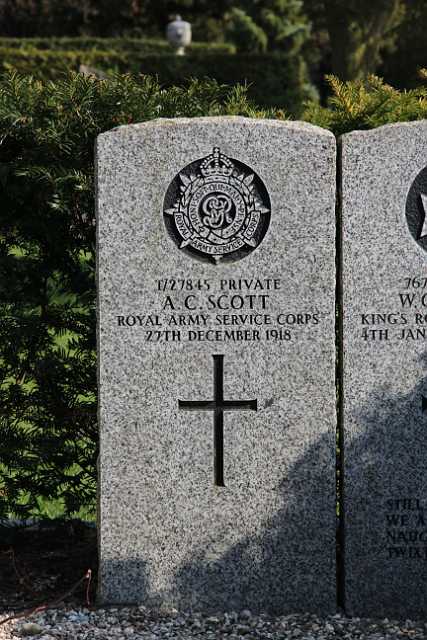Vestre kirkegaard (7).JPG - Alexander Cole Scott, Pte. Royal Army Service Corps 
